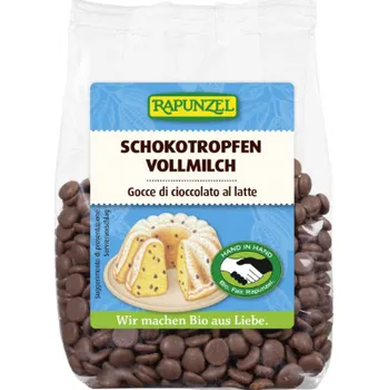 Čokoláda Rapunzel Bio Čokoládové pecky mléčná čokoláda 100 g