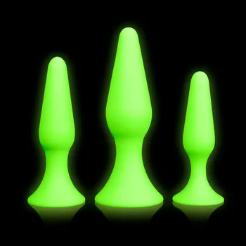 Dildo Ouch! Glow in the Dark Butt Plug Set