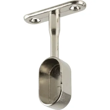 StrongWire držák šatní tyče oválné, stopkový, uzavřený, nikl (StrongWire držák šatní tyče oválné, stopkový, uzavřený, nikl)