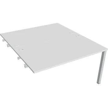 Kancelářský vozík HOBIS přídavný stůl zdvojený - USD 1400 R, bílá + doprava zdarma