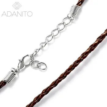 Šperk Náhrdelník hnědá šňůrka