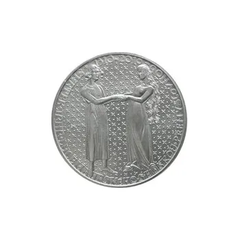 Česká mincovna 700. výročí sňatku Jana Lucemburského s Eliškou Přemyslovnou 200 Kč 2010 stříbrná mince Proof 13 g