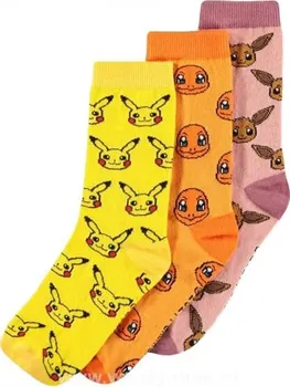 Pánské ponožky Difuzed Pokémon Crew 3 páry