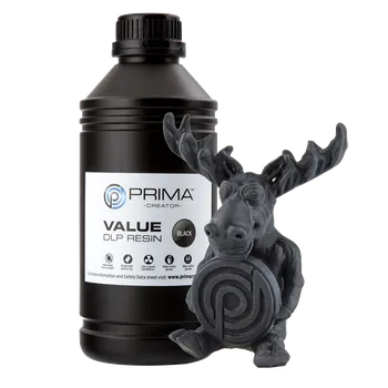 Filament PrimaCreator Value UV / DLP Resin - 1000 ml - Black