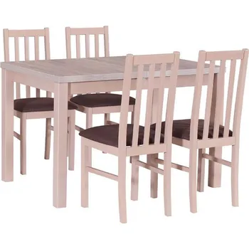 Jídelní set Jídelní set 1+4, stůl MAX 5 a bukové židle BOS 10