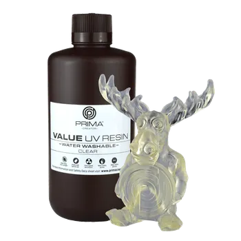 Filament PrimaCreator Value Water Washable UV Resin - 1000 ml - Clear