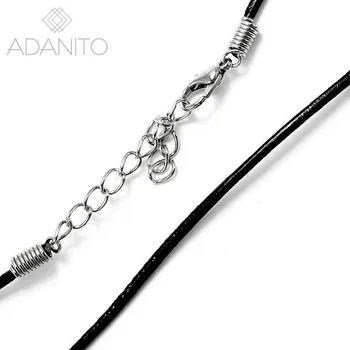 Šperk Náhrdelník hnědá kožená šňůrka