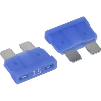 Autopojistky Pojistka nožová - 15A s LED, 10ks - 4300115LED
