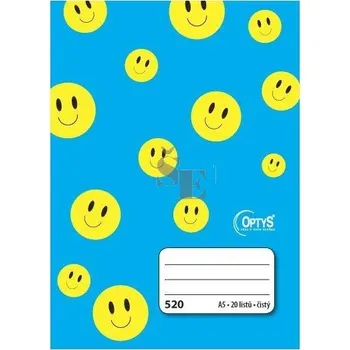 Sešit Školní sešit 520 bezdřevý Smajlík 1721, Optys