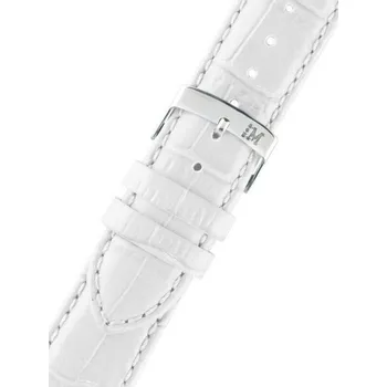 Řemínek na hodinky Kožený řemínek Morellato Samba 2704656.017 S, bílý