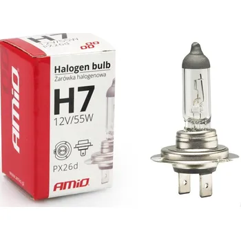 Autožárovka AMiO H7 PX26d UV filtr 12V 55W