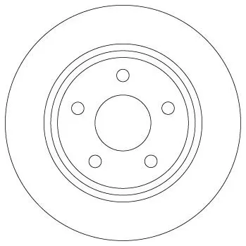 Brzdový kotouč Brzdový kotouč TRW DF6556