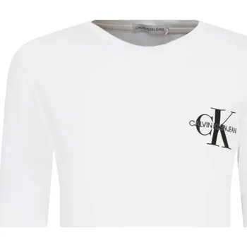 CALVIN KLEIN JEANS Tričko s dlouhým rukávem | Barva:bílý | Velikost:140