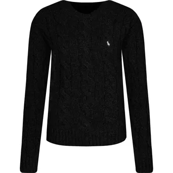 Dámský svetr POLO RALPH LAUREN Vlněný svetr | Barva:černý | Velikost:L
