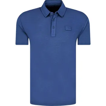 Pánské tričko Napapijri Polokošile | Barva:tmavě modrá | Velikost:M