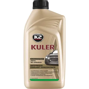 Náplň do chladiče a ostřikovače K2 KULER ZELENÝ KONCENTRÁT 1L