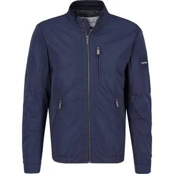 Pánská bunda Calvin Klein Bunda NYLON BIKER | Barva:tmavě modrá | Velikost:50