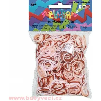 Rainbow Loom ® náhradní gumičky > varianta tělové barvy mix