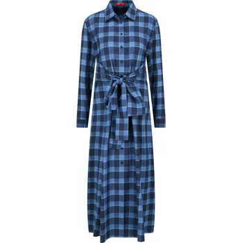 Dámské šaty HUGO Šaty s opaskem Kolema | Barva:modrý | Velikost:36