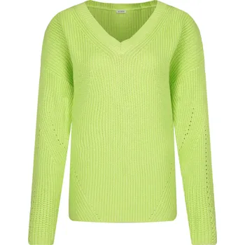 Dámský svetr GUESS JEANS Svetr DEBORA | Barva:limetkově zelený | Velikost:M