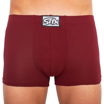 Boxerky Pánské boxerky Styx klasická guma vínové (Q1060) S Možnost vrácení zboží ZDARMA do 120 dnů!