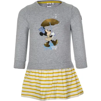 Dívčí šaty Minnie Mouse - licence Dívčí šaty - Minnie Mouse VH1078, světle šedý melír Barva: Šedá, Velikost: 98