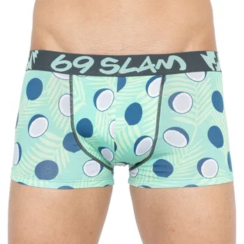 Boxerky Pánské boxerky 69SLAM hip bamboo coco blue XXL MHBCOB-BB - modré kokosy Možnost vrácení zboží ZDARMA do 120 dnů!