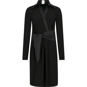 Dámské šaty Pinko Vlněná šaty Begonia | Barva:černý | Velikost:L