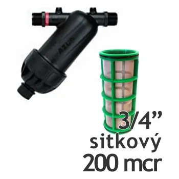 Zařízení na úpravu vody Sítkový filtr Azud modular 100, 3/4″, 200 mcr