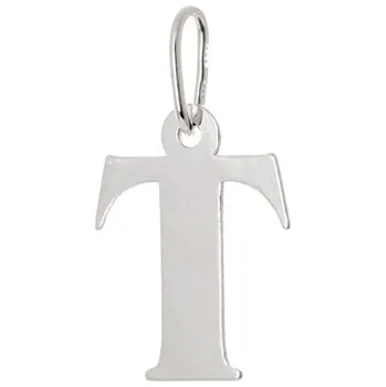 Přívěsek Přívěšek písmeno T z bílého zlata PA0064TBF