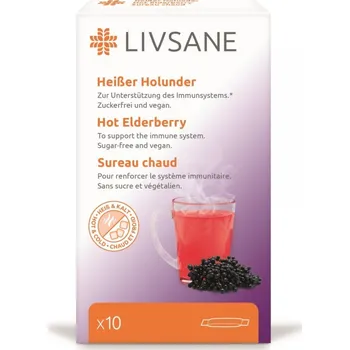 Livsane Horký nápoj v prášku černý bez 10 sáčků