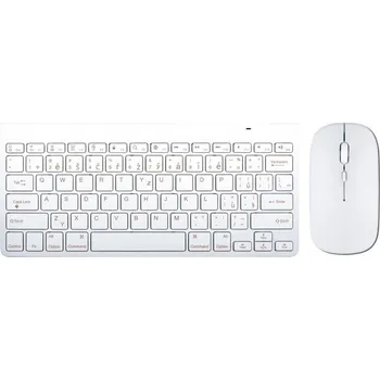 Klávesnice s myší bezdrátová 10224 CZ/SK bílá