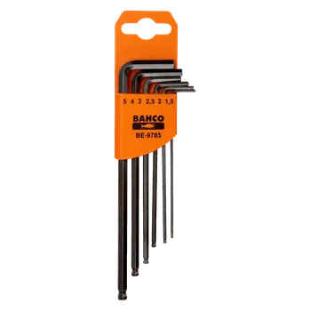 Šroubovák Sada dlouhých imbusů BAHCO s kuličkou BE-9765