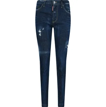Dámské džíny Dsquared2 Džíny Skinny Dan Jean | Barva:tmavě modrá | Velikost:32