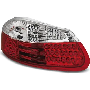 Zadní světlomet TUNING-TEC Zadní světla Porsche Boxster 96-04 - krystal/červené LED