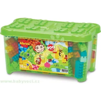 ostatní stavebnice Stavebnice s opičkami Abrick Jungle Barrel Écoiffier s divokými zvířátky a 200 kostkami > varianta 200ks