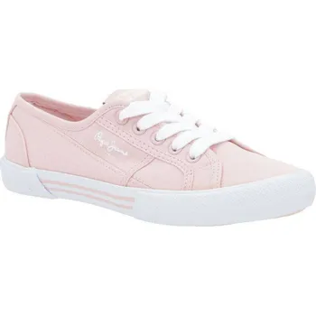 Oblečení a móda Pepe Jeans London Tenisky ABERLADY ECO | Barva:pudrově růžový | Velikost:36
