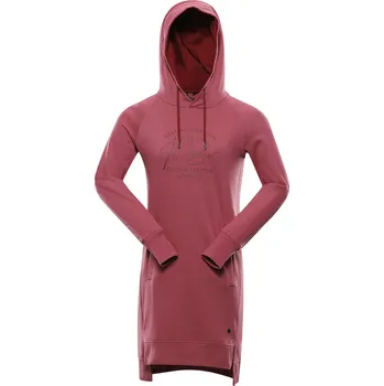 Dámské šaty Alpine Pro Anaha Dámské mikinové šaty LSKY403 487 XS