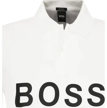 Pánská móda boss Polokošile Parlay 90 | Barva:bílý | Velikost:L