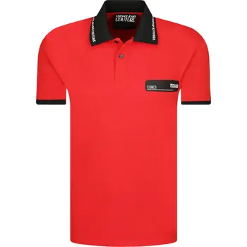 Pánské tričko Versace Jeans Couture Polokošile | Barva:červený | Velikost:52