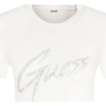 Dámský svetr GUESS JEANS Halenka DEBORAH | Barva:bílý | Velikost:XS