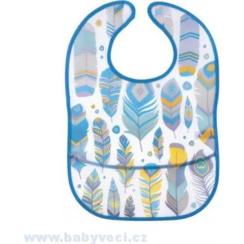 Bryndák Canpol babies Bryndák s kapsou WILD NATURE > varianta modrý