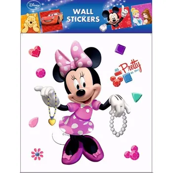 Dekorace do dětského pokoje Samolepky na zeď Minnie 30x39cm > varianta minnie
