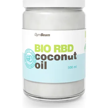 Rostlinný olej GymBeam Bio RBD Kokosový olej 500 ml 500 ml