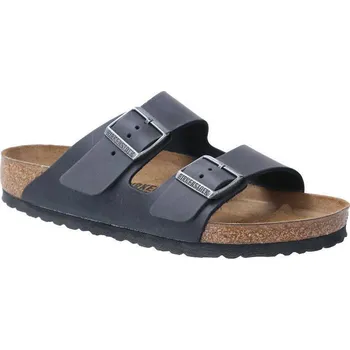 Dámské pantofle Birkenstock Kůžoné pantofle Arizona | Barva:černý | Velikost:36