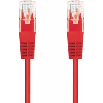 Síťový kabel C-TECH kabel patchcord Cat5e, UTP, červený, 2m