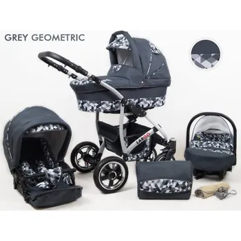 Kočárek Raf-Pol Baby Lux Largo 2v1 2023 Grey Geometric