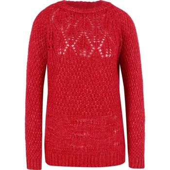 Dámský svetr GUESS JEANS Svetr | Barva:červený | Velikost:XS