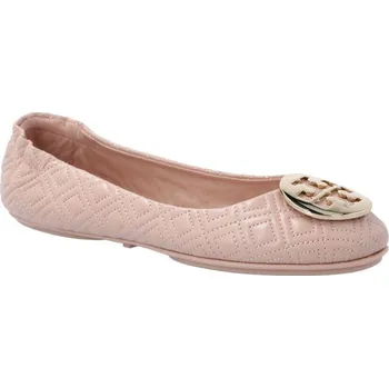 Dámské baleríny TORY BURCH Kůžoné baleríny Minnie | Barva:béžový | Velikost:36