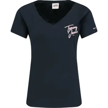Tommy Jeans Tričko TJW ESSENTIAL | Barva:tmavě modrá | Velikost:XS